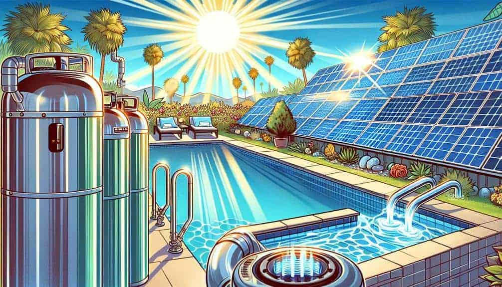 choosing the right pool heater gas vs solar